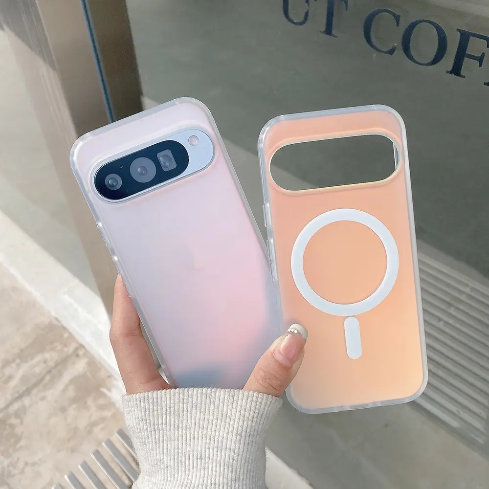 Frosted Magnetic Phone Case Laser Colorful Color Changing