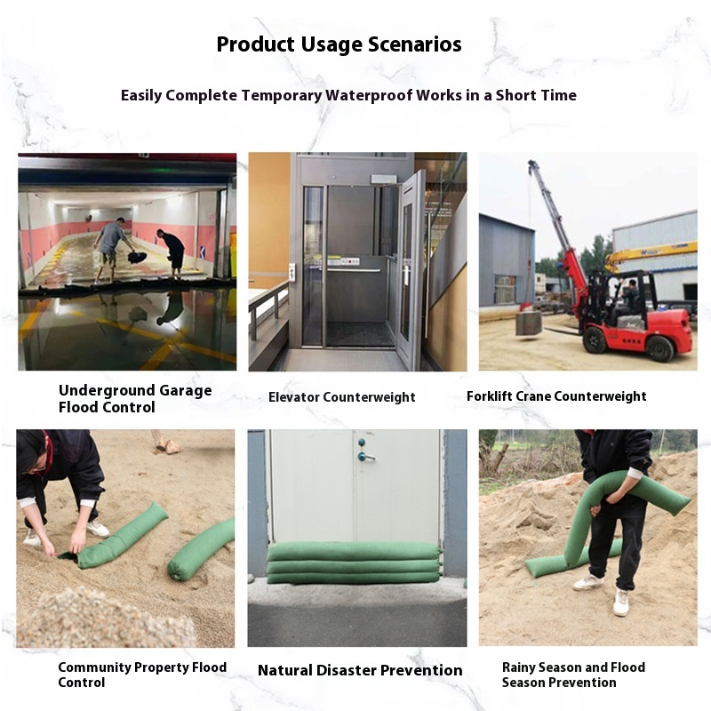 Flood Control Sandbag Strip Canvas Bag