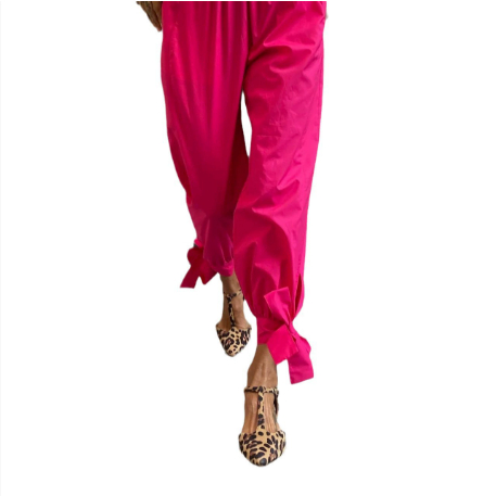 Leopard Print Pumps Pointed Toe Chunky Heel Low Top - Image 4