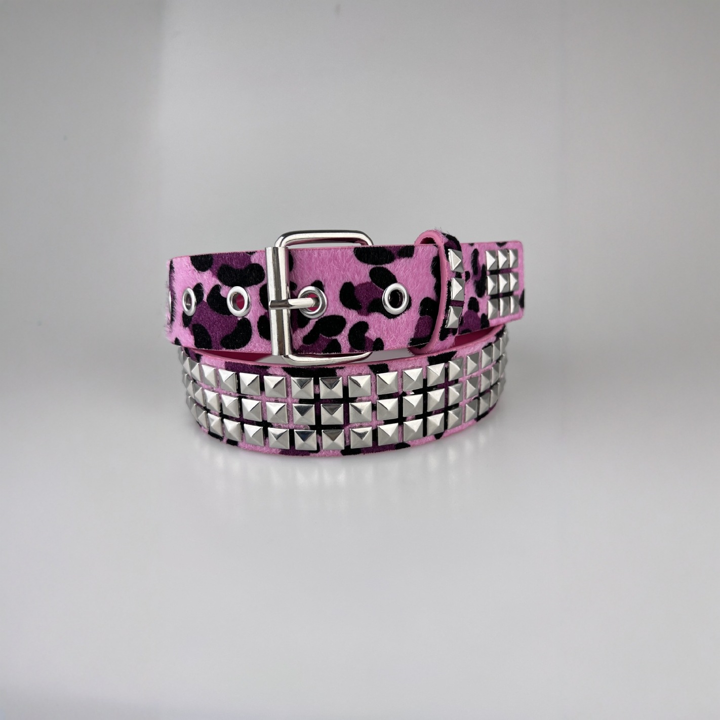 Punk Women's Metal Decorative Rivets Fashion All-match Hip Hop Belt