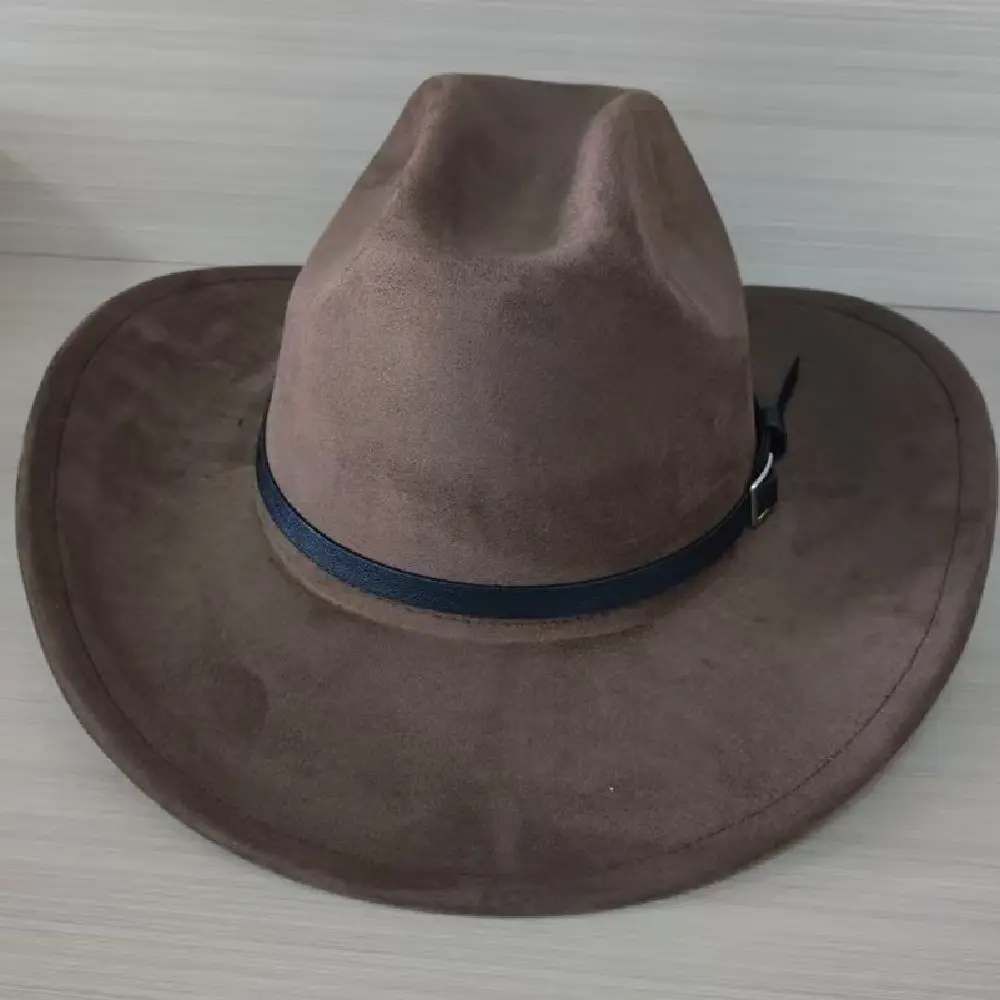 Curved Edge Western Cowboy Hat Men