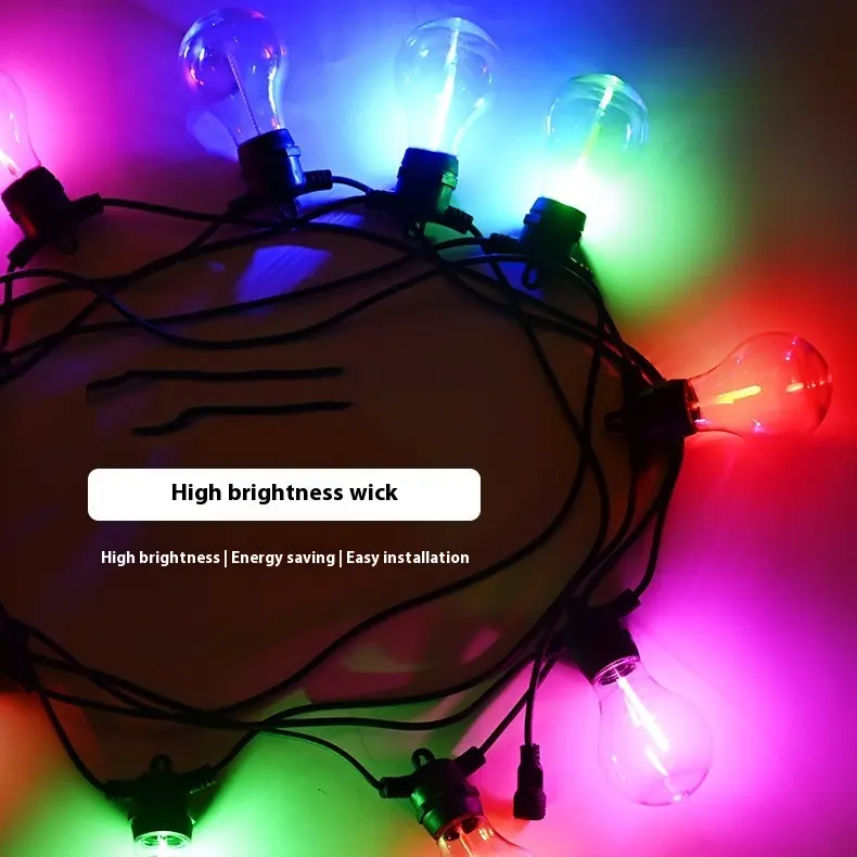 Outdoor Decorative String Lights Waterproof Wedding Scene
