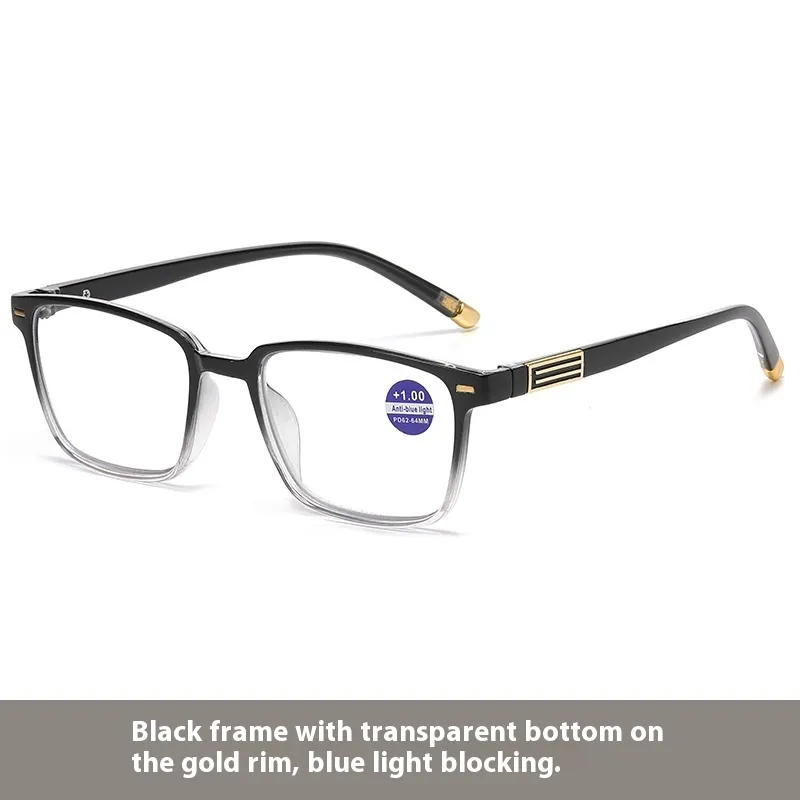 Anti Blue Light Far And Near Colour Changing Multifocal Reading Glasses - H