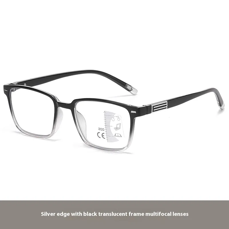 Anti Blue Light Far And Near Color Changing Multifocal Reading Glasses