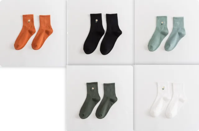 Thin Korean College Style Japanese Cute Female Socks In Summer Set - Shop at LoveMi