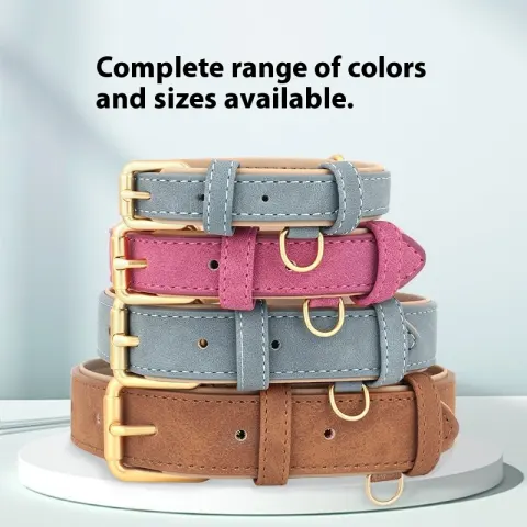 Creative and Versatile Double-layer Leather Pet Dog Collar