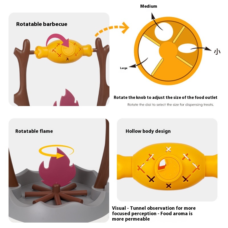 Cat Toy Self-Hi Relieving Stuffy Artifact Freeze-dried Leakage Food Feeder