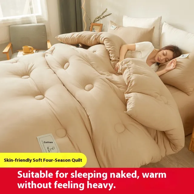 Airable Cover Double Thickened Cotton Duvet Insert Upgraded Classic Camel - Shop at LoveMi