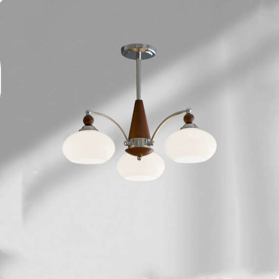 Creative Persimmon Glass Dining Room Bedroom Chandelier