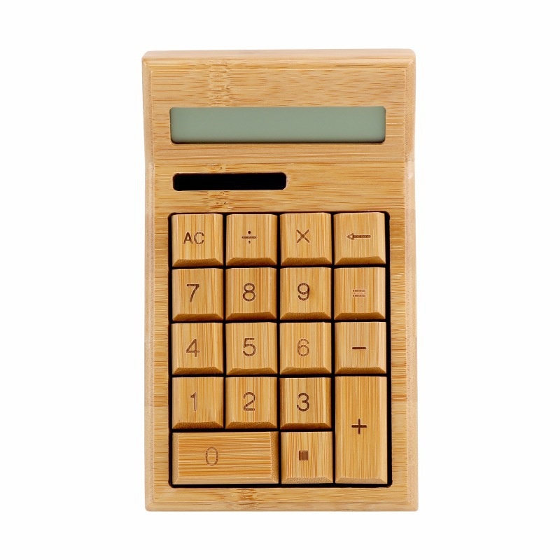 Solar Bamboo Calculator Office Environmental Protection