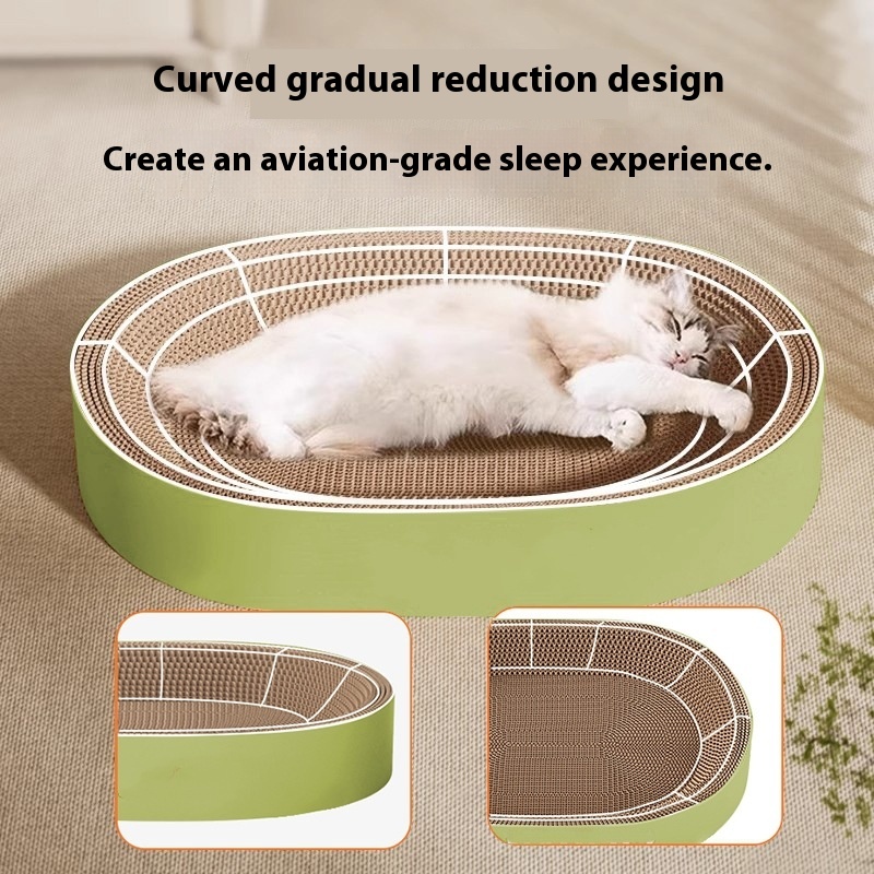 Cat Scratch Board Wear-resistant Corrugated Paper Scratch-resistant Cat Nest