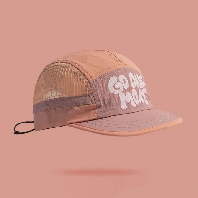 Gradient Quick drying Mesh Baseball Cap Sunshade Orange Red - Shop at LoveMi