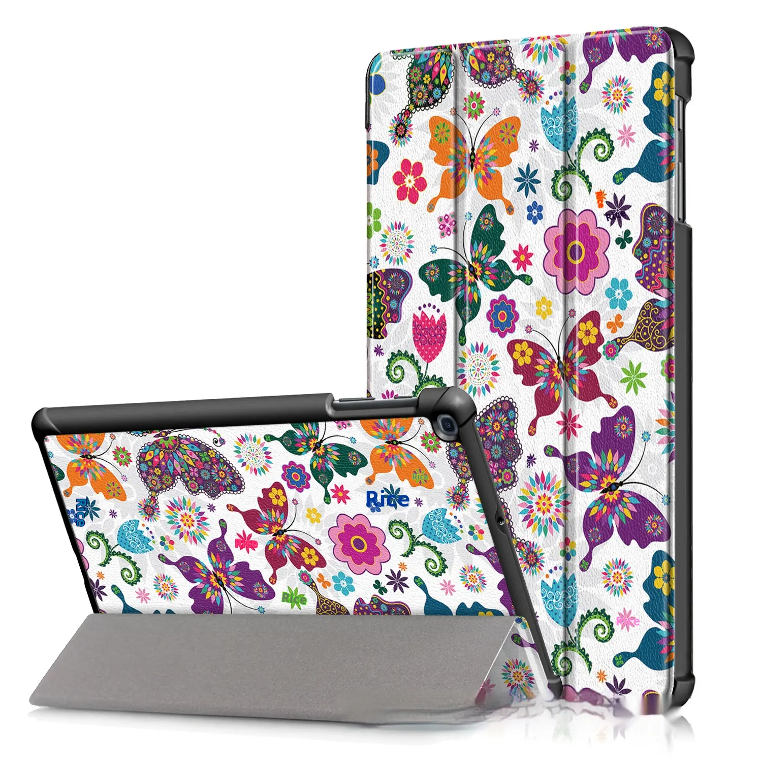 Leather Tablet Protective Cover Flip Cover Tri-fold
