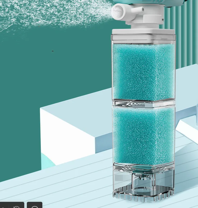 Anti-backflow Filter Aerating Fish Tank Built-in