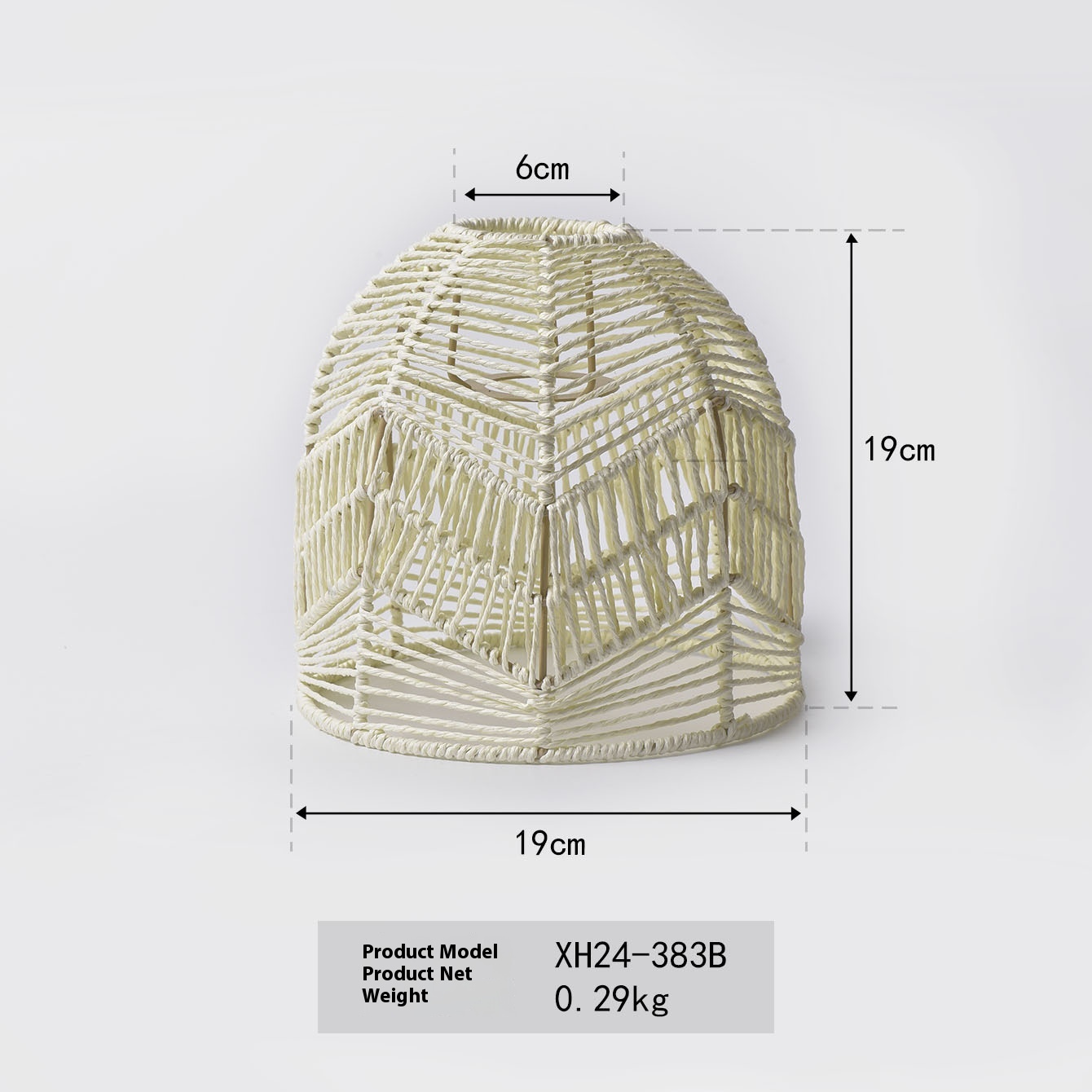 Paper String Lampshade Hand-woven Creative Chandelier - Image 2