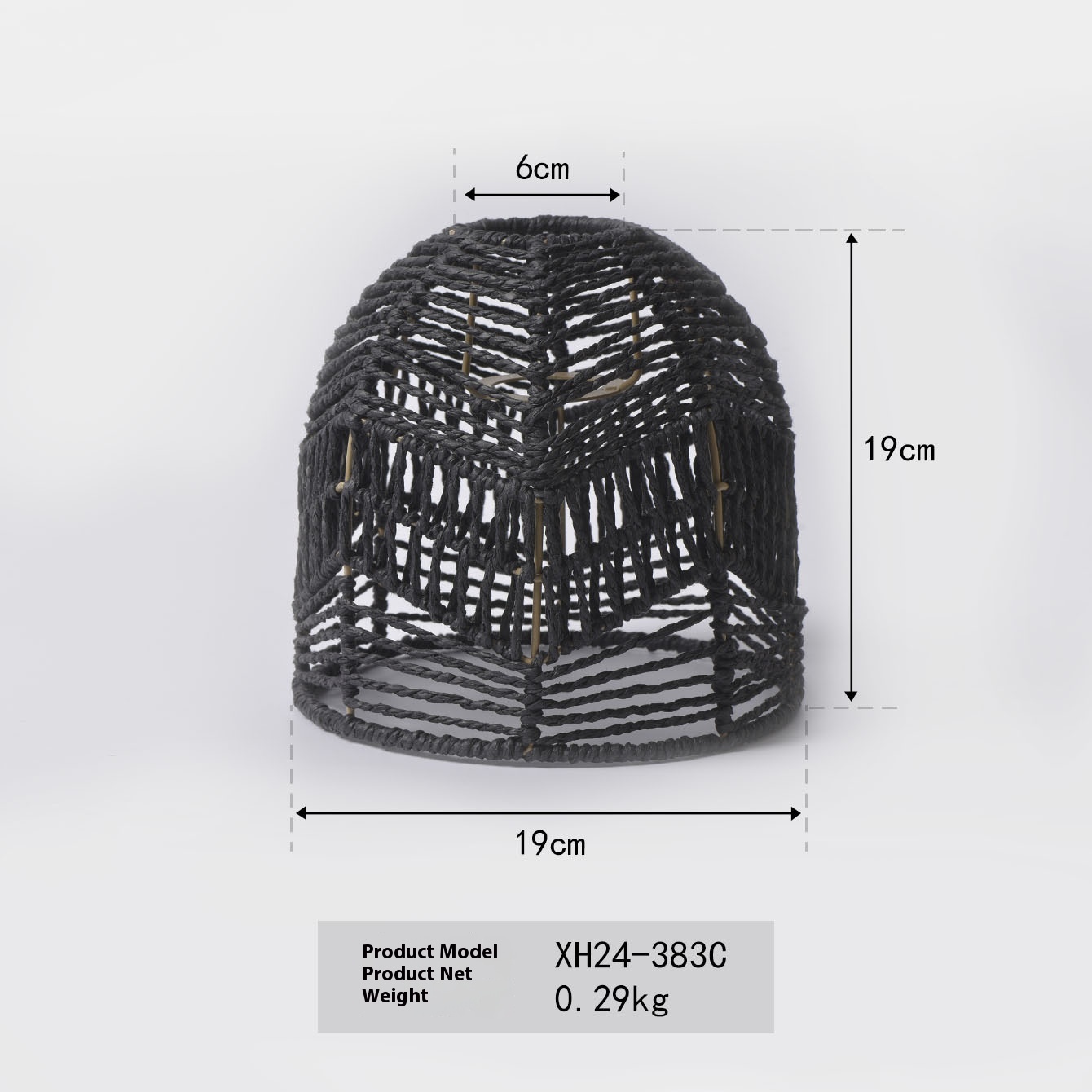 Paper String Lampshade Hand-woven Creative Chandelier - Image 4