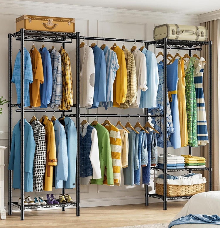 Household Floor Metal Carbon Steel Storage Rack