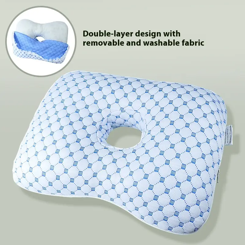 Beauty Salon Single Hole Ear Pillow
