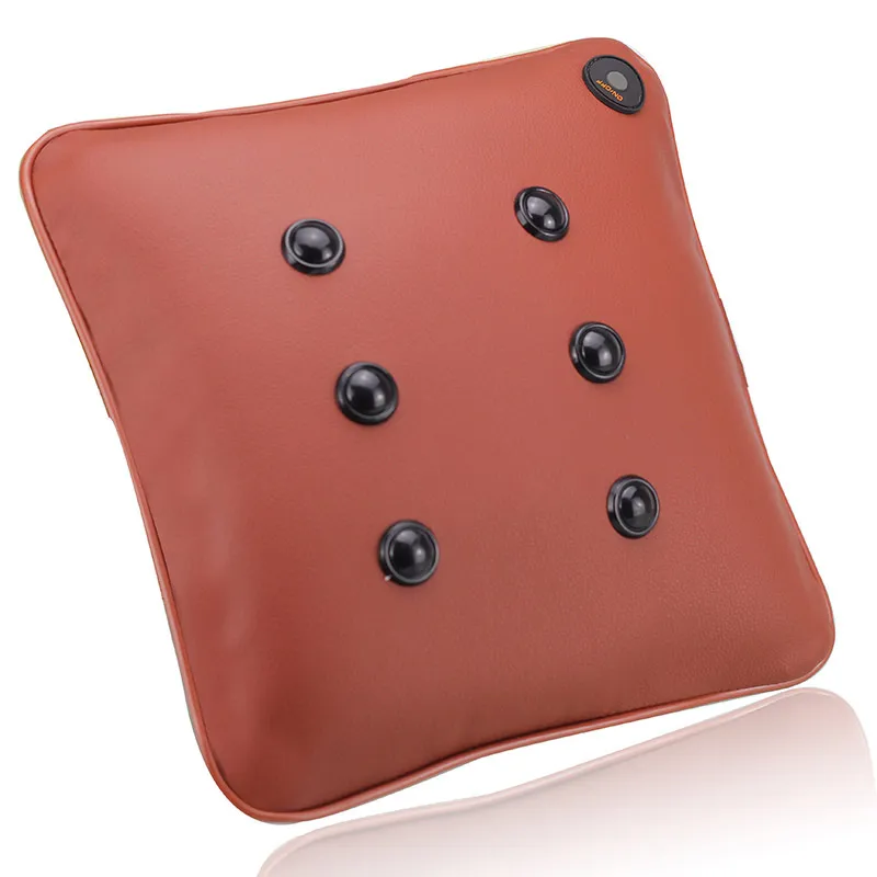 Household Minimalist Multifunctional Sofa Leather Pillow - Leather Brown