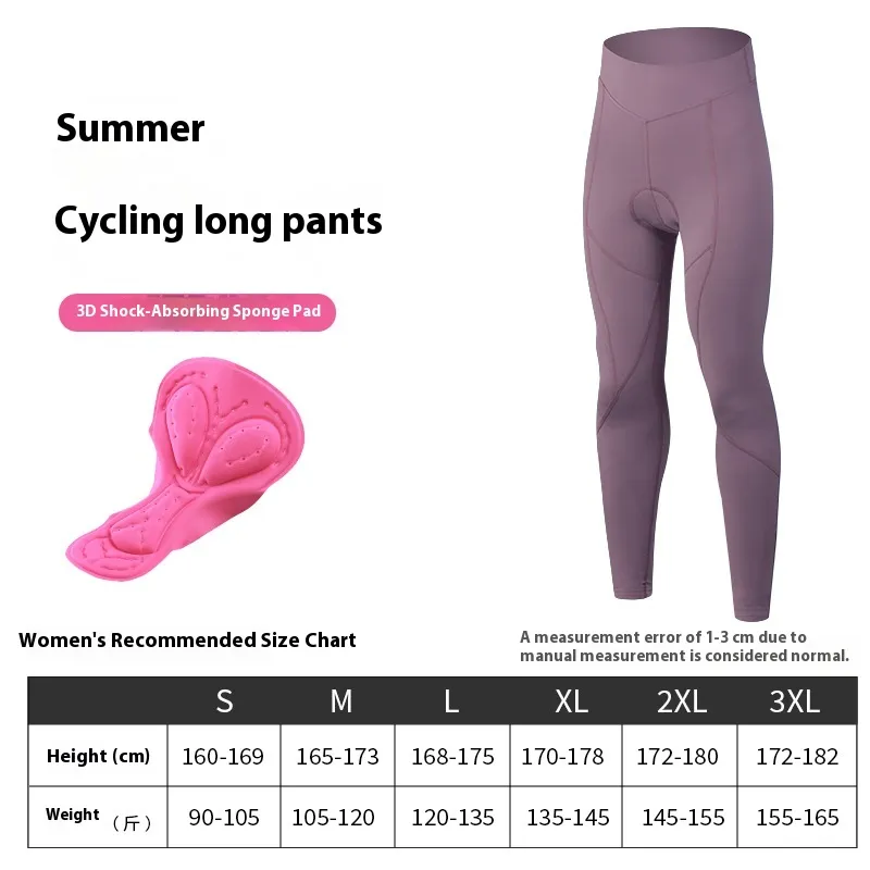 Summer Spring And Autumn Mountain Highway Vehicle Bicycle Trousers - Mulberry Powder