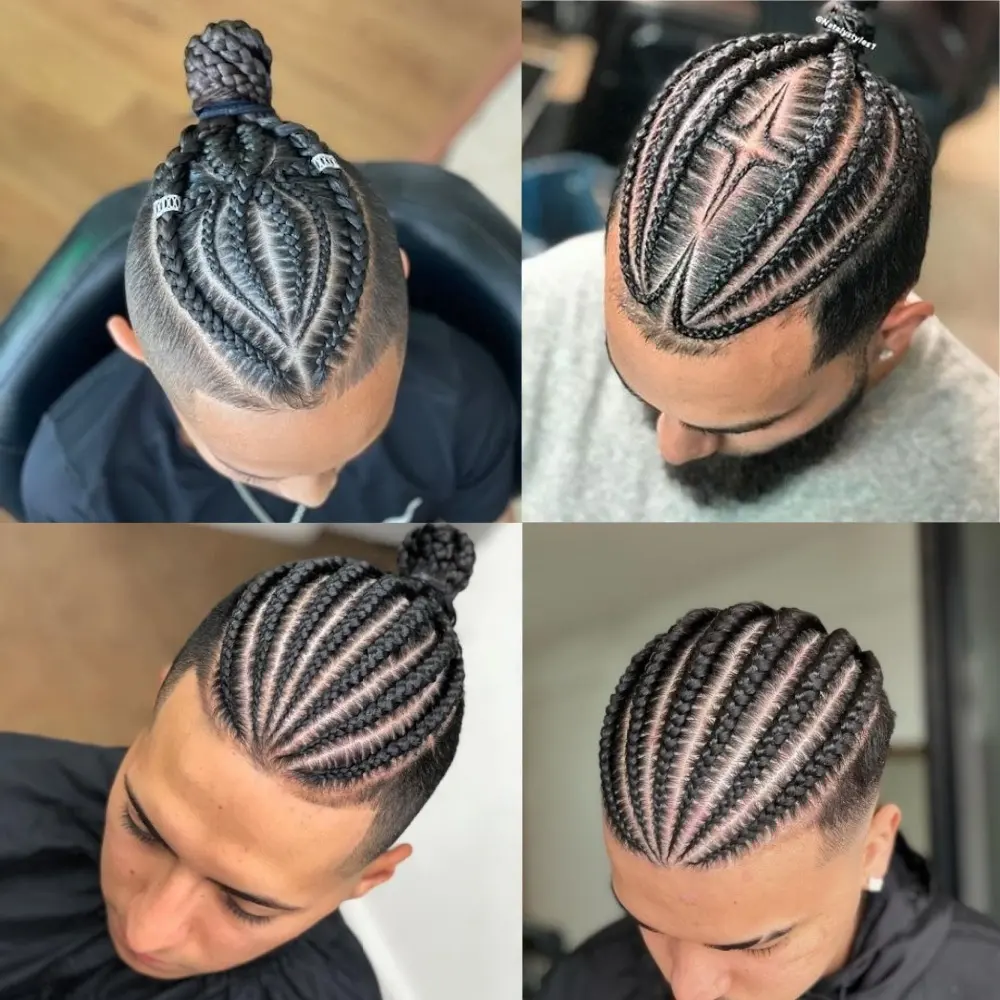 Men's Special Real Hair Hand-woven African Braid