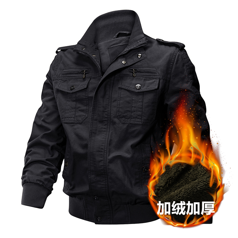 Cotton casual loose work jacket