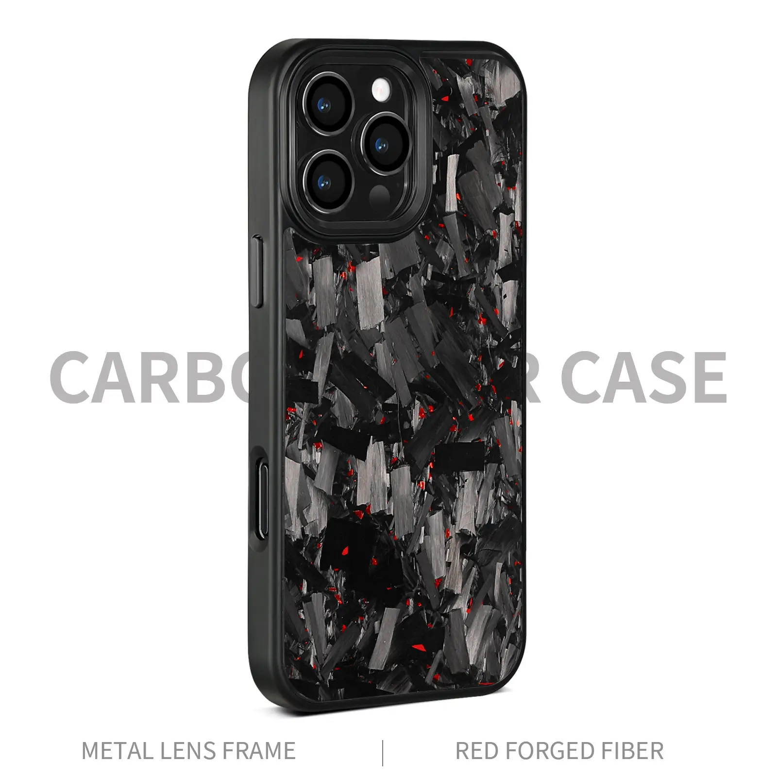 Metal Frame Forged Pattern Mobile Phone Protective Shell