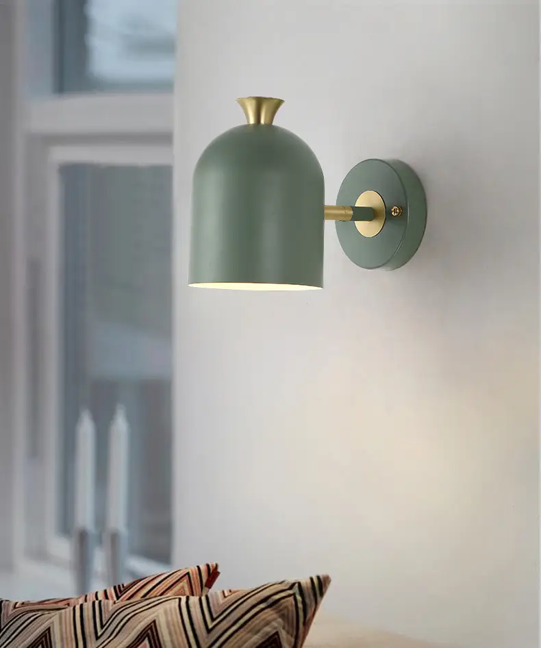 Single-head Bedroom Bedside Wall Lamp LED Mirror Front Lamp
