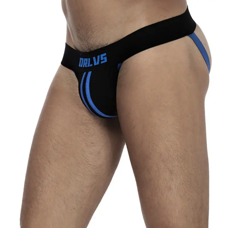 Sexy Thong Men's Low Waist Sexy Double Belt Back Empty