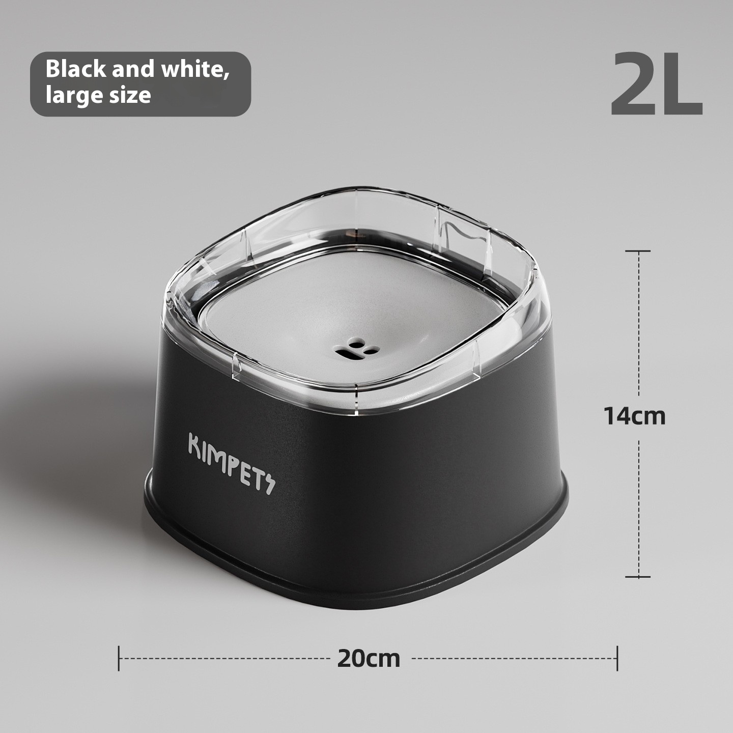وعاء عائم مقاوم للانقلاب للحفاظ على فم الكلب جافًا