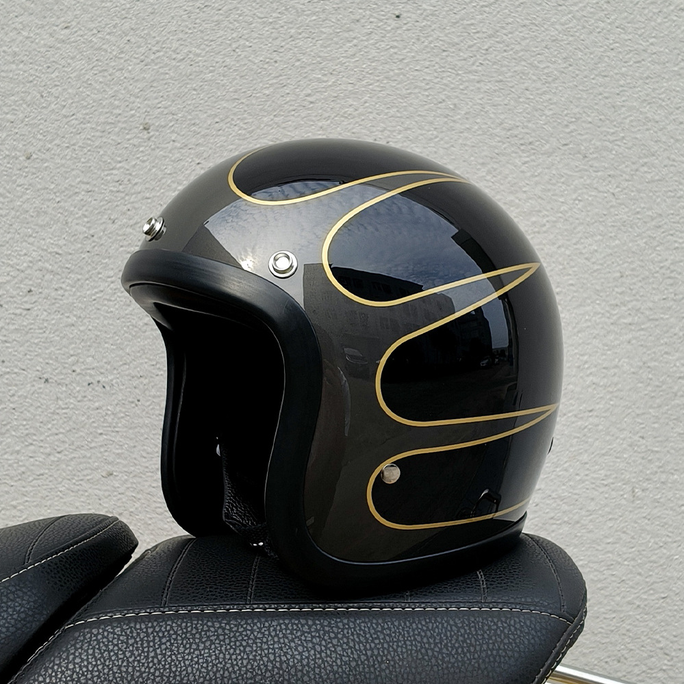 Helmet Half Helmet Retro Helmet FRP Motorcycle Helmet