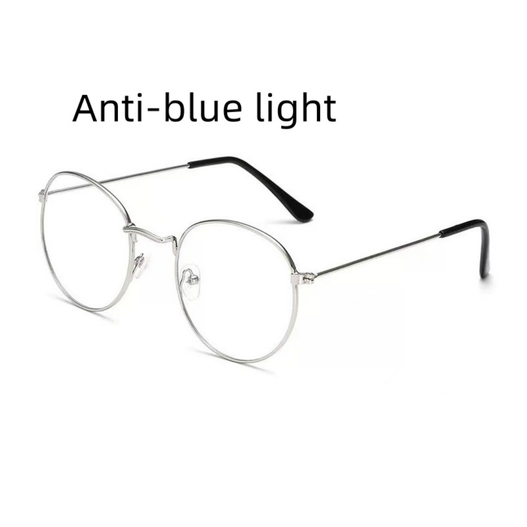 Anti-blue Light Glasses Men’s And Women’s Korean-style Retro Oval