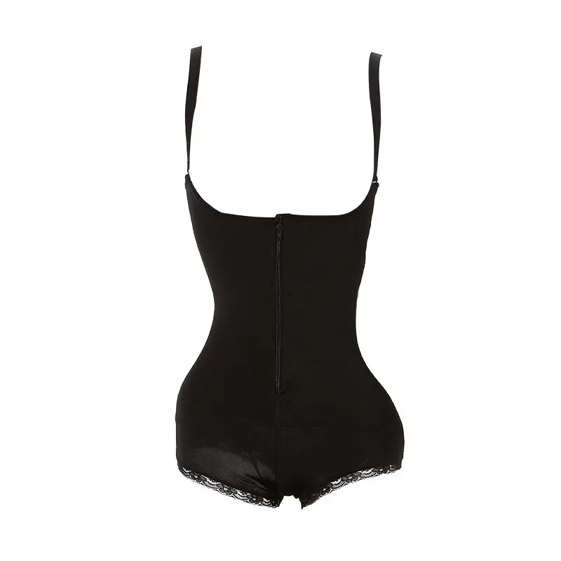 Zipper Corset Waist Boxer One-piece Corset For Women