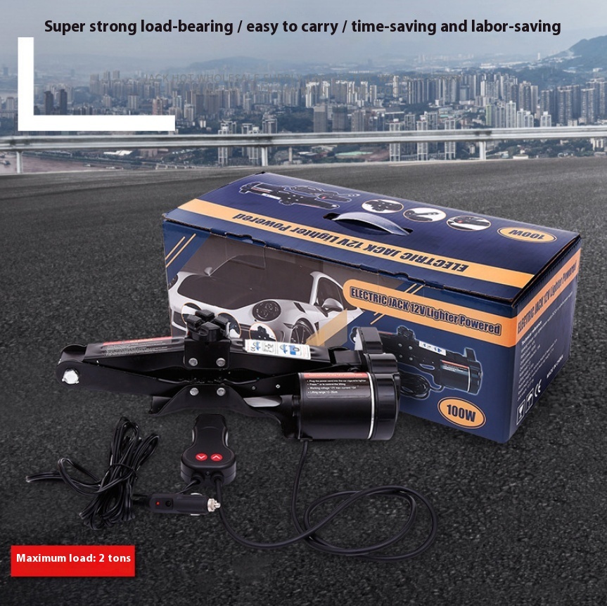 Electrical Jack 12V Car Scissor Tire Change Tool