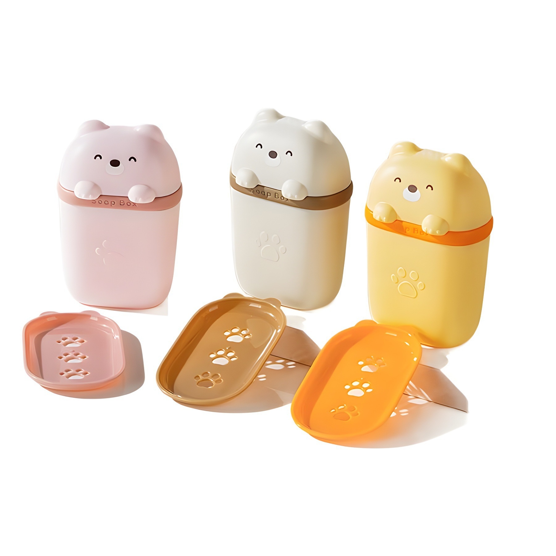 Soap Dish Travel Draining Soap Storage Box