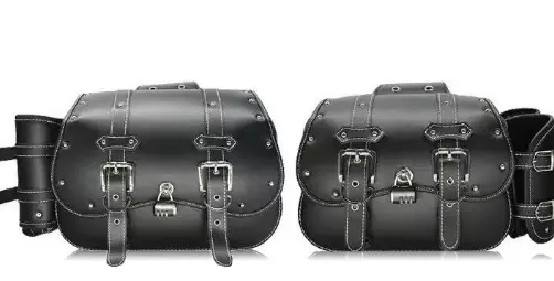 Universal Retro Motorcycle Bag Electric Car Side