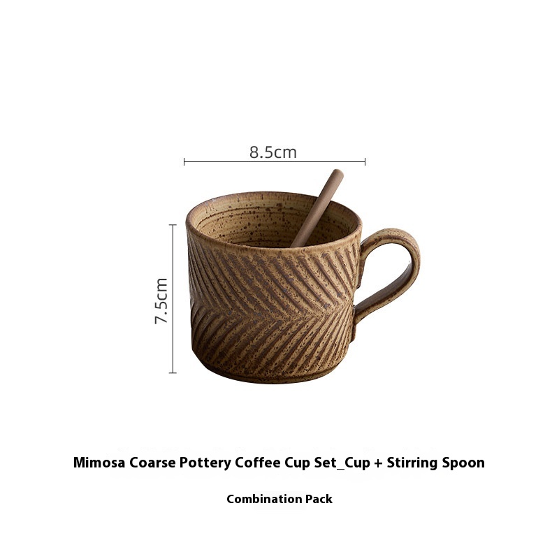 Retro Coffee Cup Ceramic Mid-Ancient Mug