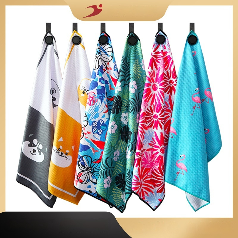 Ultra-fine Waffle Printing Golf Ball Towel - Image 10