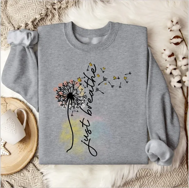 Personalized Hooded Sweater Loose Women Dark Gray Round Neck - Shop at LoveMi