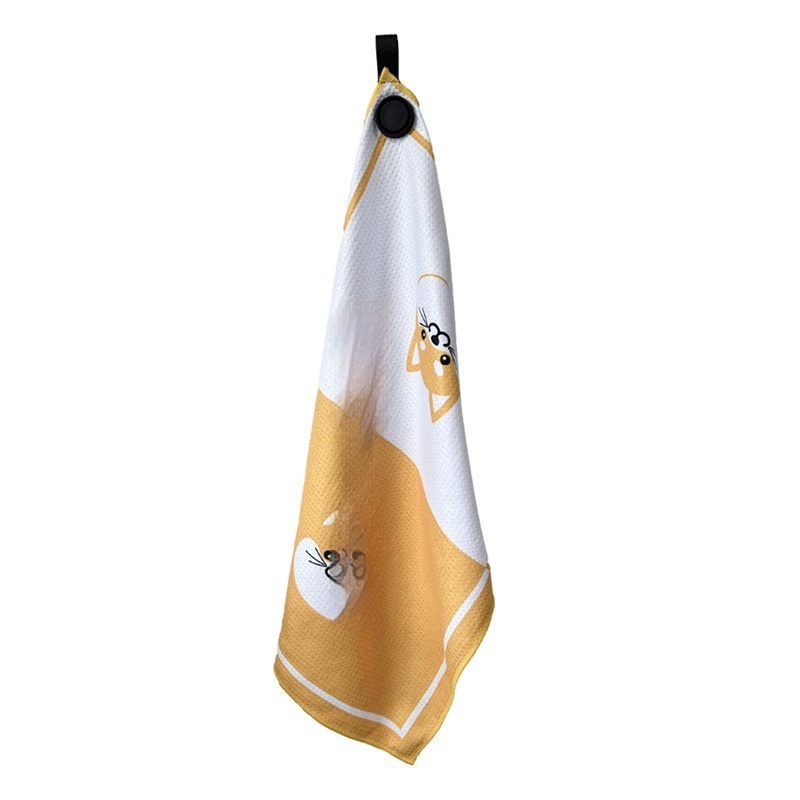 Ultra-fine Waffle Printing Golf Ball Towel - Image 5