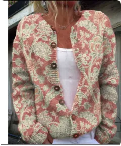3D Digital Printing Cardigan Coat Outerwear Women - Jlkswts3175-4Xl - View 1