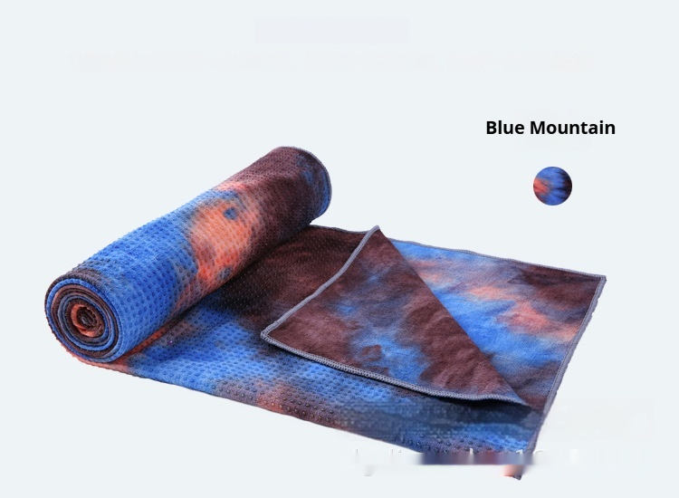 Fitness Towel Non-slip Exercise Drape Multi-color Tie-dye Yoga Towel