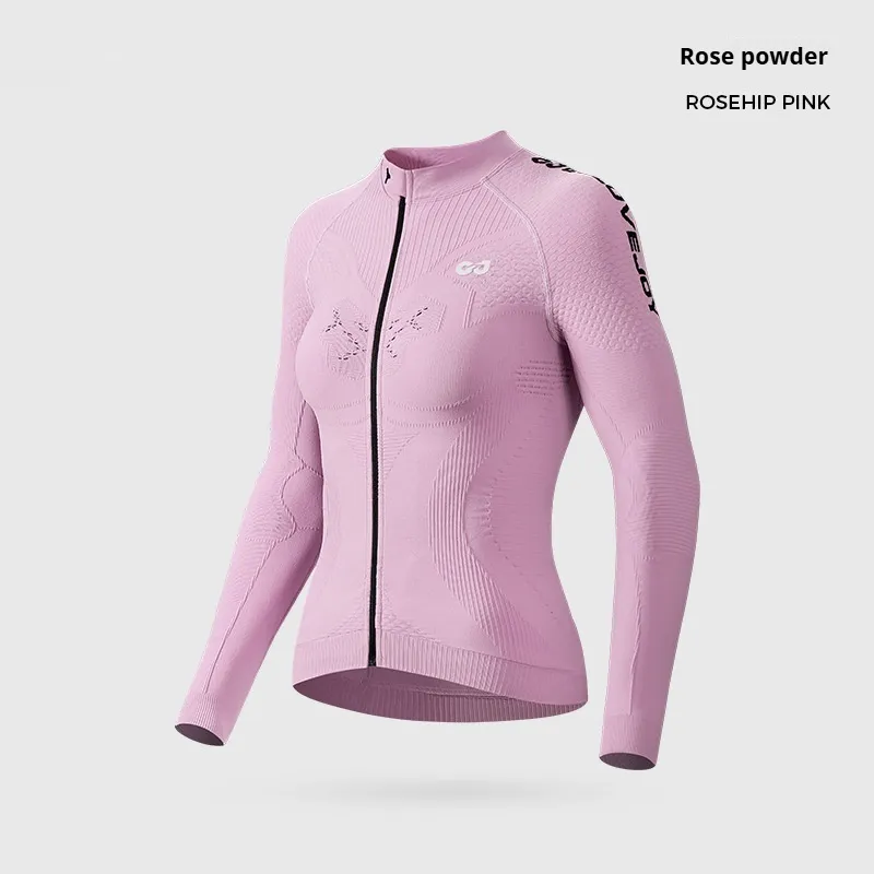 Cycling Clothing Long-sleeved Women's High-end Top - Pink