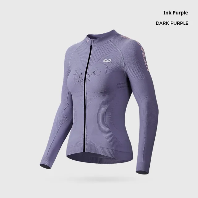 Cycling Clothing Long sleeved Women's High end Top Female Purple - Shop at LoveMi