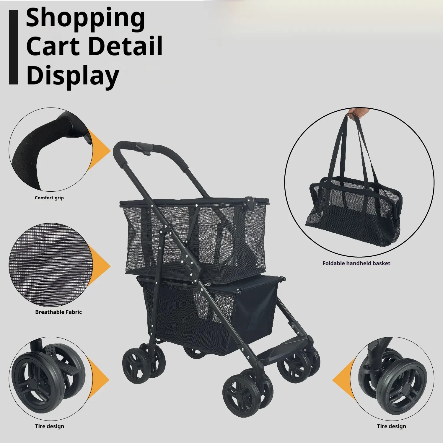Internet Celebrity Pull Goods Outdoor Household Shopping