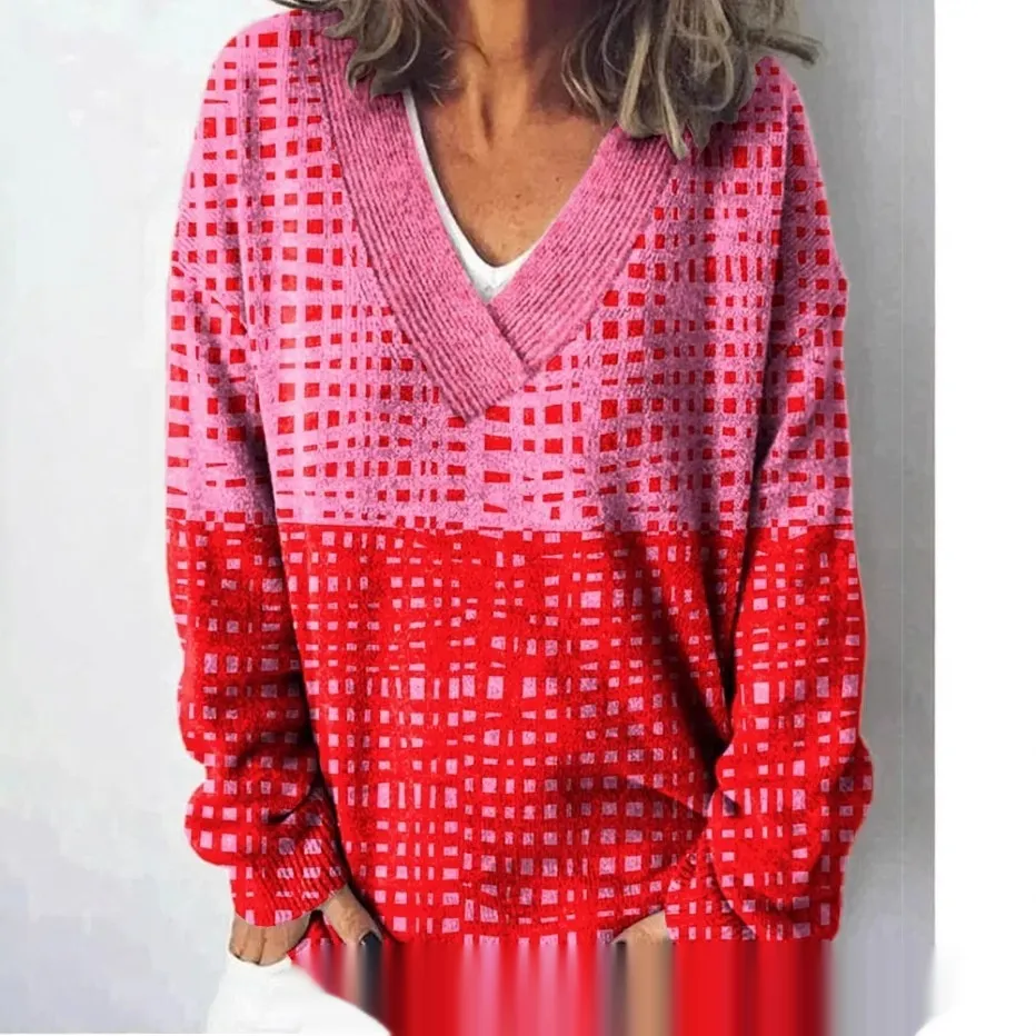 3D Animal Pattern Printed Casual Women's Sweater - 4 Models E073-5Xl