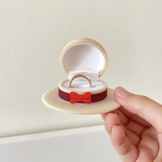 Ins Creative Cowboy Hat Ring Box Storage Top Hat Ring Box - Shop at LoveMi
