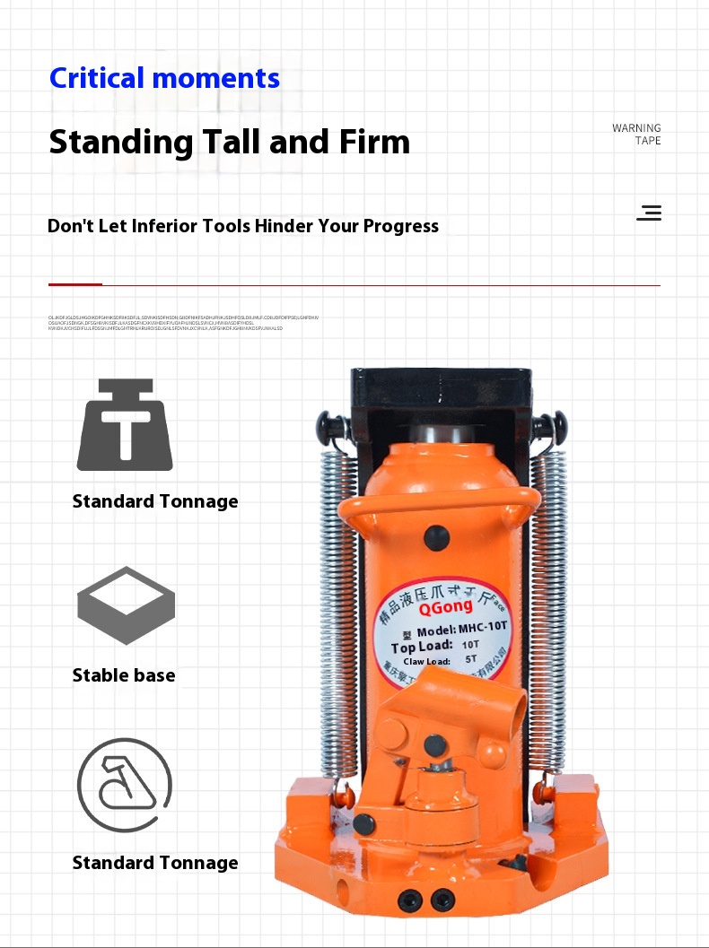 Hydraulic Claw Jack Heavy Duty Track Jack Vertical