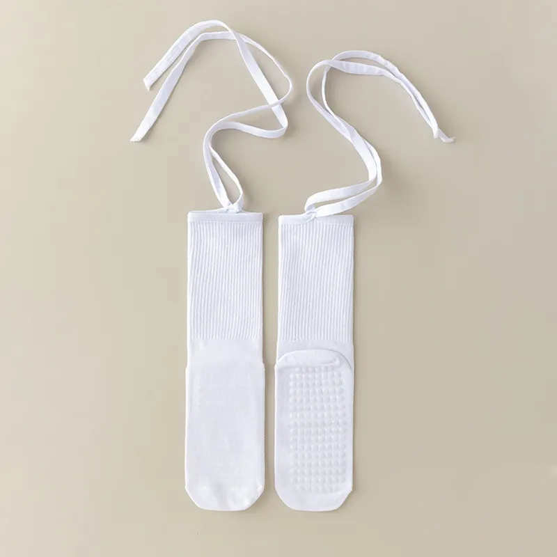 Foot Sole Non-slip Yoga Socks Pilates Exercise Fitness - White