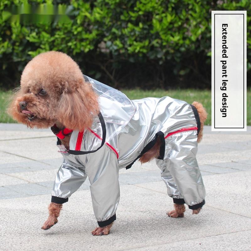 Dog Four-legged Waterproof Full-cover Pet Raincoat